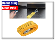 Black Recovery Tow Straps Car Hauler Straps 20m X 50mm 4500kg Breaking Strength